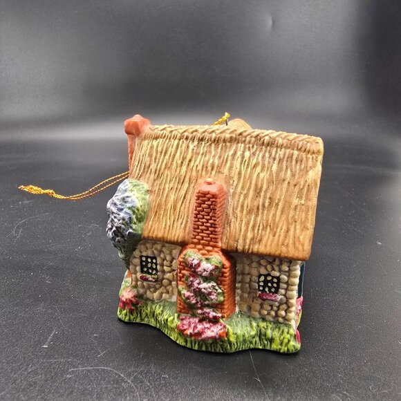 Thomas Kinkades Candlelight Cottages Lighted Ornament Collection JE3834 - Picture 6 of 14